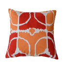 DecorBites™ Grey Embroidered Cotton Pillow Cover 45x45cm for Home Decor and Living Room