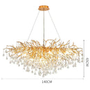 DecorBites™ Crystal LED Ceiling Chandelier for Modern Luxury Decor