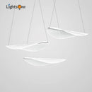 DecorBites™ Acrylic Leaf Pendant Lights for Living and Dining Room