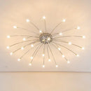 DecorBites™ Chrome Metal LED Chandelier - Nordic Design Home Lighting for Living Room, Bedroom, Kitchen