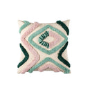 DecorBites™ Geometric Embroidery Tassel Cushion Case 45x45cm Home Decor Pillow Case