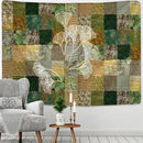 DecorBites™ Botanical Wildflower Tapestry Wall Hanging Flower Chart Hippie Bohemian Tapestries