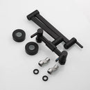 DecorBites™ Black Brass Pot Filler Tap, Foldable Kitchen Faucet with Rotate Spout