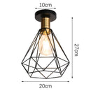 DecorBites™ Iron Aisle Ceiling Lights: Industrial Nordic Vintage Kitchen Decor Ceiling Lamp