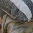 DecorBites™ Linen Stripe Cushion Cover - 45x45cm & 30x50cm Home Decor for Living Room