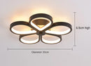 DecorBites™ Acrylic Flower Twisted LED Chandelier Ceiling Lamp for Living Room, Hotel Decor