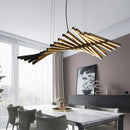 DecorBites™ LED Chandelier: Modern Nordic Loft Hanging Light for Living Room, Restaurant, Bar