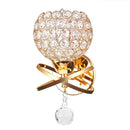 DecorBites™ Crystal Wall Sconce: Retro Luxury for Living Room, Balcony, or Aisle Lighting