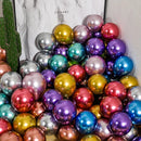 5" Chrome Golden Balloons for Wedding Party Decor by DecorBites™ - Pack of 10