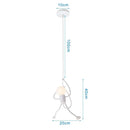 DecorBites™ Industrial Pendant Lights: Modern LED Hanging Lamps for Home Living Room Kitchen Decor