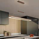 DecorBites™ Gold Aluminum LED Chandelier Acrylic Deco Design for Bedroom Kitchen Island