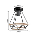 DecorBites™ Iron Aisle Ceiling Lights: Industrial Nordic Vintage Kitchen Decor Ceiling Lamp