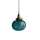 DecorBites™ Glass Ball Pendant Light: Nordic Modern LED Lamp for Bedroom and Bathroom
