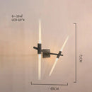 DecorBites™ Branch Suspension Pendant Light - Gold Black G9 LED Iron Glass Fixture
