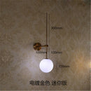 DecorBites™ Glass Ball LED Wall Lamp for Modern Minimalist Decor