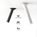 DecorBites™ 5W LED Bar Ceiling Spotlight: Modern High-Quality Adjustable Indoor Lighting
