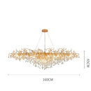 DecorBites™ Crystal LED Ceiling Chandelier for Modern Luxury Decor