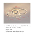 DecorBites™ Acrylic Ceiling Lights Modern Chandelier LED Lamps Dining Living Room Bedroom Decor