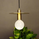 DecorBites™ Golden E27 LED Chandelier for Bedroom and Study Room