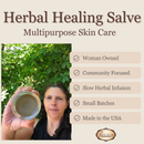 Healing Salve Made with Calendula and Plantain,Unscented