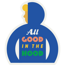 All Good In The Hood Weather Resistant Sticker | HEARTlandia