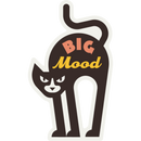 Big Mood Cat Weather Resistant Sticker | HEARTlandia