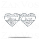Heart Rose Monogram