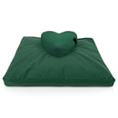 Meditation Cushion Set Zafu and Zabuton - Cotton ..Made in USA