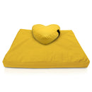 Meditation Cushion Set Zafu and Zabuton - Cotton ..Made in USA