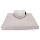 Meditation Cushion Set Zafu and Zabuton - Cotton ..Made in USA
