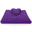 Meditation Cushion Set Zafu and Zabuton - Cotton ..Made in USA