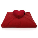 Meditation Cushion Set Zafu and Zabuton - Cotton ..Made in USA