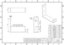 Heavy Duty Shelf Bracket for Floating Shelves