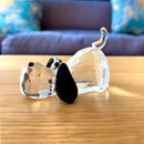 DecorBites™ Crystal Puppy Dog Glass Animal Figurine Collectible Home Decor Gift