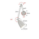 DecorBites™ Adjustable Swing Long Arm LED Wall Lamp for Bedroom Study Living Room