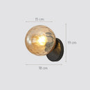 DecorBites™ Glass Ball Wall Lamp: Modern Minimalist Nordic Style, Luxury Bedroom Lighting