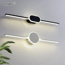 DecorBites™ LED Wall Lamps - White/Black Iron & Aluminum Base, Acrylic Shade, Mirror Lights