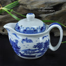 DecorBites™ Dragon Teapot Tea Set, Porcelain Kung Fu Teaware for Puer Oolong Ceremony