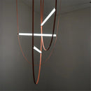 DecorBites™ Leather Rustic Pendant Light | Designer Suspension Lamp for Home, Restaurant, Hotel.