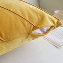 DecorBites™ Hand Pleat Embroidered Cushions 30x50/45x45cm Beige Pink Nordic Style Pillowcase