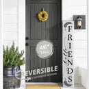 Home Sweet Home Wreath Porch Leaner Welcome Sign