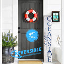 Hello Oceanside Porch Leaner Welcome Sign
