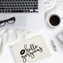 Hello Gorgeous Cotton Canvas Cosmetic Bag