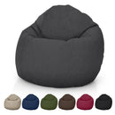 Hemp Bean Bag Chair Lounger - Adult & Teen size Traditional Classic 6 panel beanbag remove wash Eco Friendly Organic 18 oz. Hemp Fabric Comfy Bean - MADE IN USA