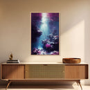 Under The Sea, Coral Reef Art, Framed Canvas Print