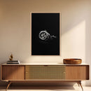 Classic Wrist Watch Wall Art, Watch Art, Watch Face, Black And White, Minimalist Print, Wall Decor, Canvas Print, Wall Art, Framed Canvas