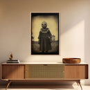 Creepy Wall Art, Horror Home Decor, Scary Wall Art, Spooky Halloween Canvas Print, Wall Art, Vertical Print, Home Decor, Wall Decor