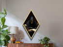 The Grim Reaper In His Study, Gothic Halloween Decor, Canvas Textured Print, Scary Horror Art, Goth Decor, Moody Oil Painting, Dark Academia