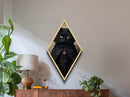 Cute Victorian Cat Portrait, Halloween Decor, Oil Painting Of A Gothic Victorian Cat, Halloween Wall Art, Canvas Textured Print