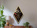 The Raccoon King, Canvas Textured Print Or Canvas, Victorian Animal Print Oil Painting, Funny Halloween Wall Art